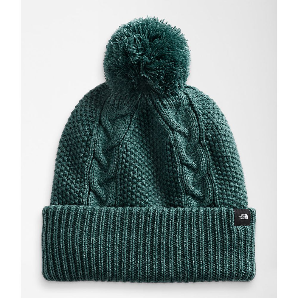 The North Face Beanies Womens Australia - The North Face Cable Minna Dark Green (OPB-023791)